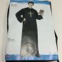 Fun World Mens Priest Halloween Costume Robe Gown Black Adult One Size