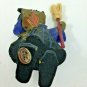 Halloween Teddy Bear Witch Resin Figure Figurine Broom Spells Book Decor 5"  A