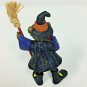 Halloween Teddy Bear Witch Resin Figure Figurine Broom Spells Book Decor 5"  B