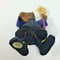 Halloween Teddy Bear Witch Resin Figure Figurine Broom Spells Book Decor 5"  B
