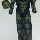 Halo Boys Master Chief Halloween Costume Size L 10 12 3D Mask Green