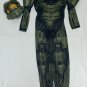 Halo Boys Master Chief Halloween Costume Size L 10 12 3D Mask Green