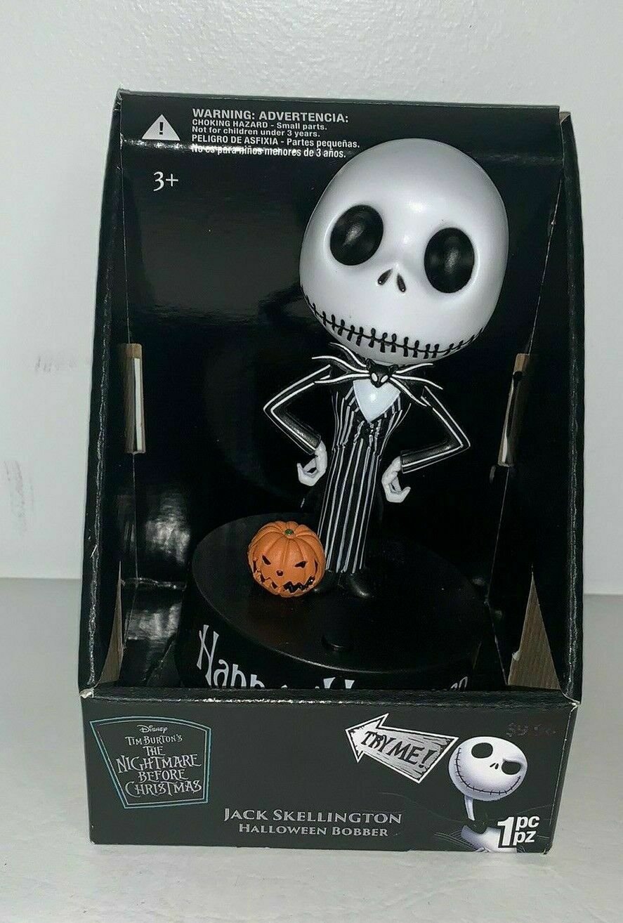 Nightmare Before Christmas Jack Skellington Halloween Bobber Bobblehead