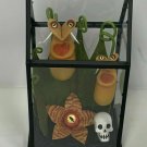 Hyde & Eek Boutique Yellow Creepy Face Halloween Faux Plants Terrarium TARGET