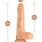 Blush Dr. Skin Silicone Dr. Grey 7" Thrusting Dildo - Vanilla