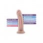 Blush Au Naturel 8" Dildo w/Suction Cup - Vanilla