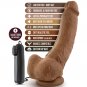 Blush Coverboy the Boxer 9" Vibrating Realistic Cock - Mocha