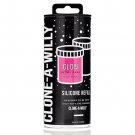 Clone-A-Willy Silicone Glow In The Dark Refill - Hot Pink