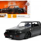 Jada 1987 Buick Grand National 1/24 Black Metallic Blackbird Bigtime Muscle Diecast Car