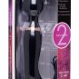 Wand Essentials 10X Dual Duchess 2-in-1 Silicone Massager - Black