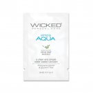 Wicked Simply Aqua Lubricant 0.1 oz 10-Pack Travel Size Sample Water Based Personal Lube