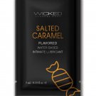 Wicked Aqua Lubricant 0.1 oz Salted Caramel 10-Pack Travel Size Sample Lube