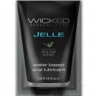 Wicked Sensual Care Jelle Water Based Anal Lubricant - .1 oz Fragrance Free 10-Pack