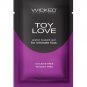 Wicked Sensual Care Toy Love Water Based Lubricant - .1 oz Fragrance Free 10- Pack