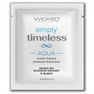 Wicked Sensual Care Simply Timeless Aqua Water Based Lubricant - .2 oz 10-Pack
