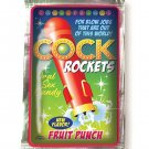 Cock Rockets Oral Sex Candy Pop Fruit Punch 2-Pack Gag Gift Adult Novelty Candy”