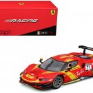 Ferrari 296 GT3 #71 Red Francorchamps Motors 2022 Racing 1/43 Diecast Model Bburago