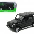 Mercedes Benz G Class Wagon Black 1/24-1/27 Diecast Model Car by Welly