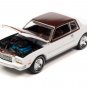 1980 Chevy Monte Carlo White Claret Top OK Used Cars 2023 1/64 Diecast Johnny Lightning