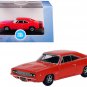 1968 Dodge Charger Bright Red with Black Stripes 1/87 (HO) Scale Diecast Model Car by Oxford Diecast