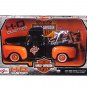 1948 Ford F1 Pickup & 1958 Harley FLH Duo Glide 1/24 Maisto Diecast Set Orange Black