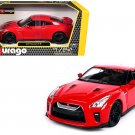 2017 Nissan GT-R R35 Red 1/24 Diecast Car Model by BBurago 2017 Nissan GT-R R35 Red 1/24 Diecast Car Model by BBurago