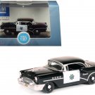 1955 Buick Century CHP Police Black 1/87 Oxford Diecast HO Scale Model Car