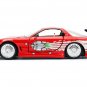 Dom's Mazda RX-7 Red with Graphics "Fast & Furious" Movie 1/32 Diecast Model Car by Jada