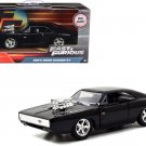 Dom's Dodge Charger R/T Black "Fast & Furious 7" (2015) Movie 1/32 Diecast Model Car by Jada