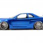 Brian Nissan Skyline GT-R R34 Blue 1/24 Jada Fast & Furious Diecast RHD