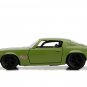 Dom 1973 Chevy Camaro F-Bomb Green 1/32 Jada Fast & Furious Diecast