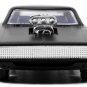Dom's Dodge Charger R/T Matt Black "Fast & Furious" Movie 1/32 Diecast Model Car by Jada