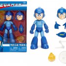 Mega Man 4.5in Action Figure Jada Alternate Head Hands Accessories