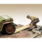 "4X4 Mechanic" Figure 2 with Board Accessory for 1/18 Scale Models by American Diorama