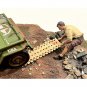 "4X4 Mechanic" Figure 2 with Board Accessory for 1/18 Scale Models by American Diorama
