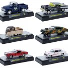 M2 Machines Auto Meets Release 94 6 Car Set w/ Display Cases 1/64 Diecast