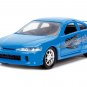 Mia's Acura Integra Light Blue with Graphics "Fast & Furious" Movie 1/32 Diecast Model Car by Jada