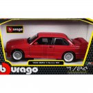 1988 BMW 3 Series M3 E30 Red 1/24 Diecast Model Car by Bburago