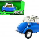BMW Isetta Blue and White "NEX Models" 1/18 Diecast Model Car by Welly BMW Isetta Blue and White "NEX Models" 1/18 Diecast Model Car by Welly