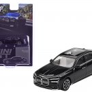 BMW i7 xDrive60 Black Sapphire Limited Edition 1/64 Diecast Model Car by Mini GT