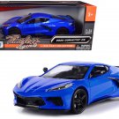 2020 Chevy Corvette C8 Stingray Blue 1/24 Motormax Timeless Legends Diecast 2020 Chevy Corvette C8 Stingray Blue 1/24 Motormax Timeless Legends Diecast