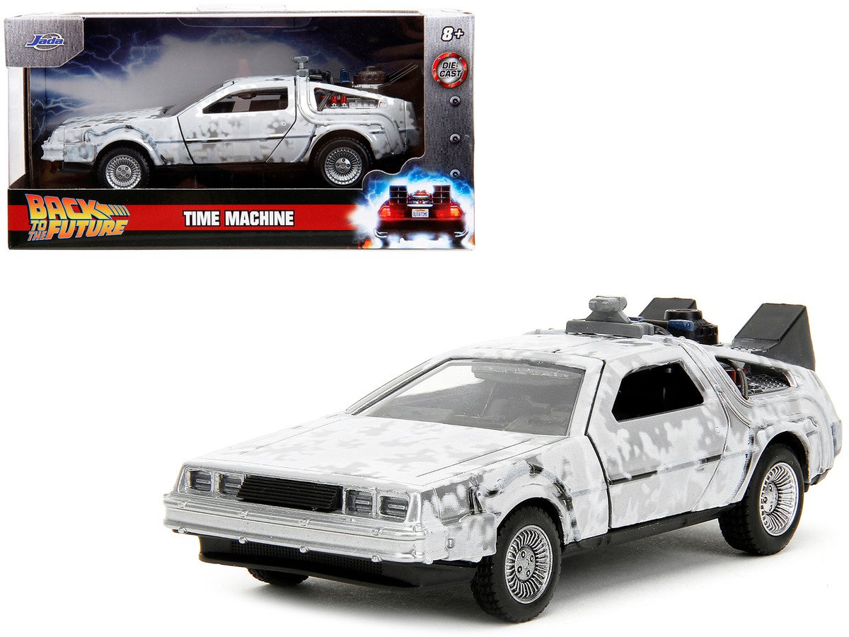 DMC DeLorean Time Machine Frost Version 1/32 Jada Back to the Future Diecast