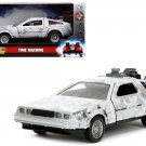 DMC DeLorean Time Machine Frost Version 1/32 Jada Back to the Future Diecast