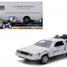 DMC DeLorean Time Machine Frost Version 1/32 Jada BTTF 40th Anniversary