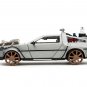 DeLorean Train Wheel Time Machine w/ Lights 1/24 Jada Back to the Future III
