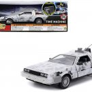 DMC DeLorean Time Machine Frost w/ Lights 1/24 Jada Back to the Future
