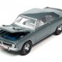 1971 Dodge Dart Swinger 340 Gray 1/64 Auto World Vintage Muscle Diecast
