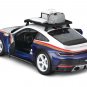 Porsche 911 Dakar #953 Blue White 1/24 Bburago Race Series Diecast