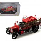1926 Ford Model T Fire Engine Red and Black 1/32 Diecast Model by Signature Models