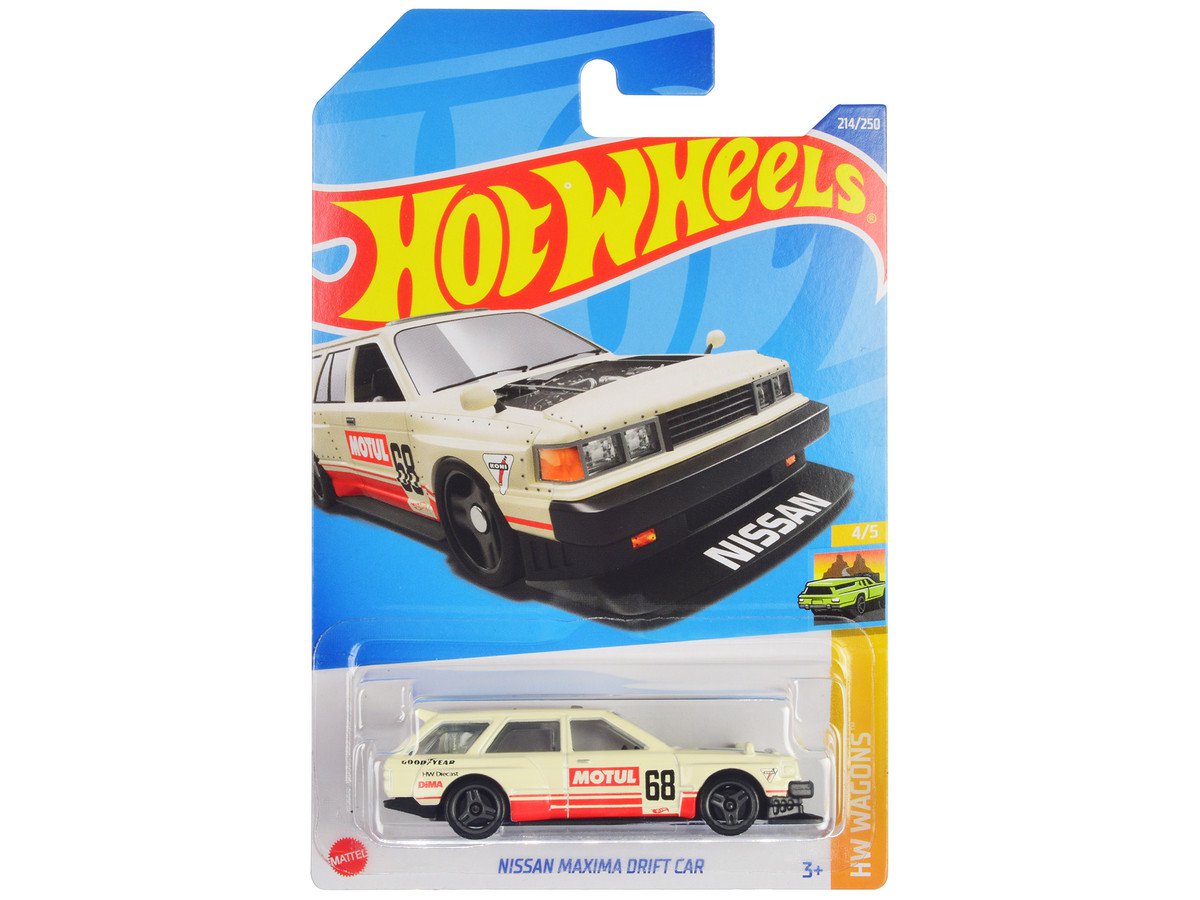 Nissan Maxima Wagon Drift Car #68 Motul Hot Wheels HW Wagons Diecast